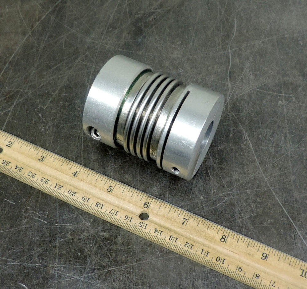 R&W Flexible Shaft Coupling - Bellows, Clamping  Coupling  1" TO 7/8"
