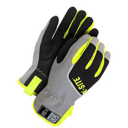 Bdg 20-9-10360-S X-Site 20-9-10360 Mechanics Gloves, Polyester Palm, Microfiber