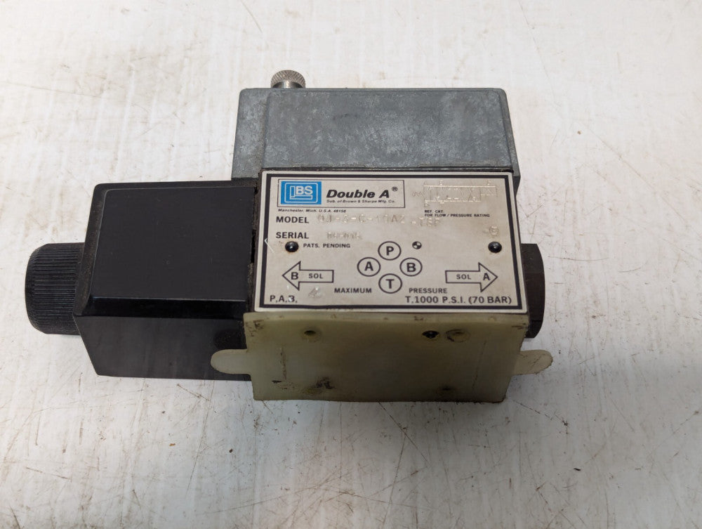 Double A QJ-3-C-10A2-TSP Hydraulic Solenoid Valve