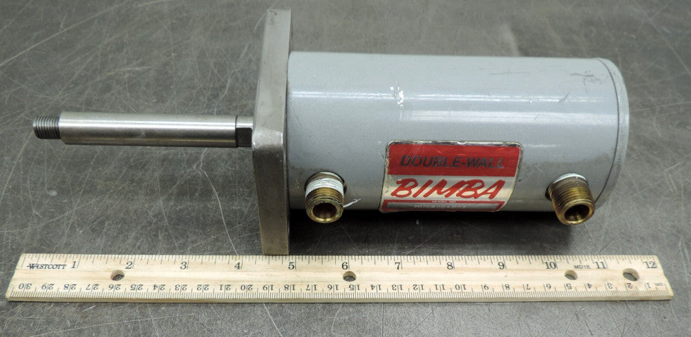 Bimba Used Double Wall Cylinder Standard Single End 2 1/2" Bore 2" Stroke