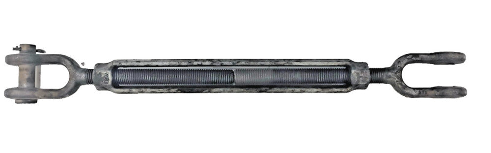 CROSBY LAUGHIN TURNBUCKLE JAW TO JAW 42" X 60" LENGTH, TAKE UP: 18", 1-1/4" X #7