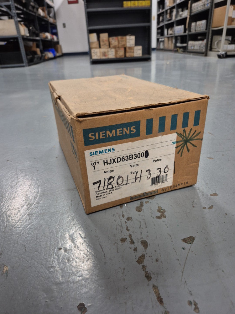 HOUSTON STOCK NEW SIEMENS HJXD63B300 SENTRON 300 AMP 600V 