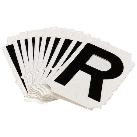 Brady 5050P-R Numbers And Letters Labels, Pk 10