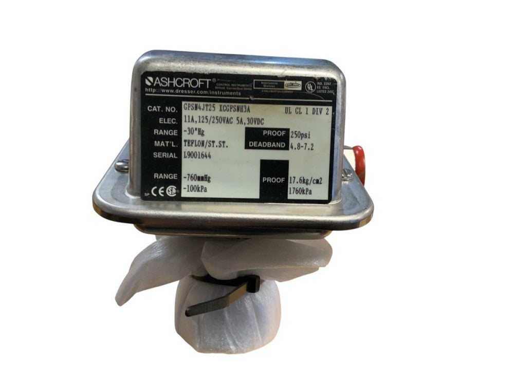 ASHCROFT GPSN4JT25-XCGFSNH3A PRESSURE SWITCH 250PSI