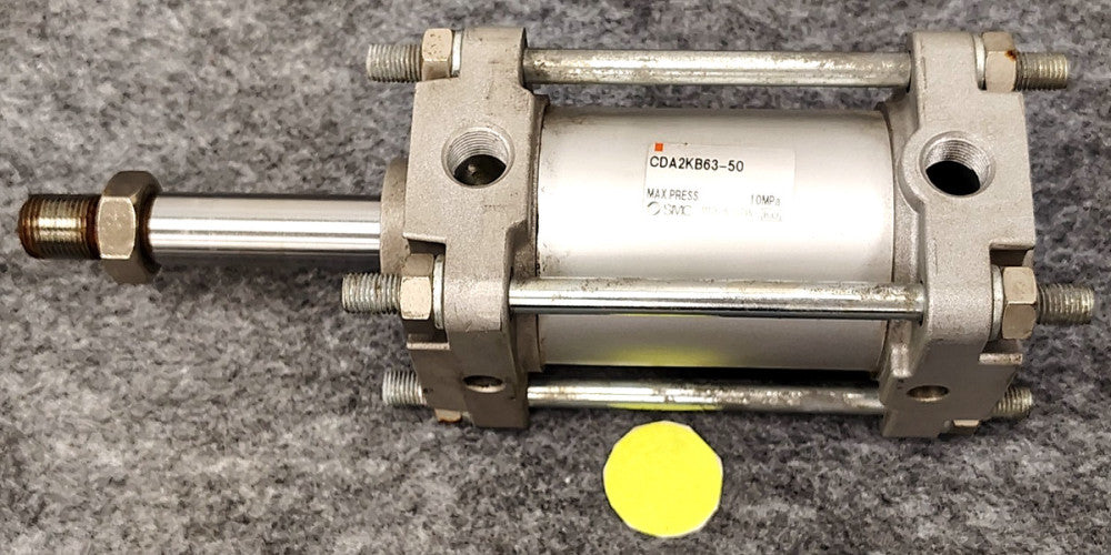 SMC TIE ROD PNEUMATIC CYLINDER 63MM ID 50MM STROKE 1.0MPA CDA2KB63-50