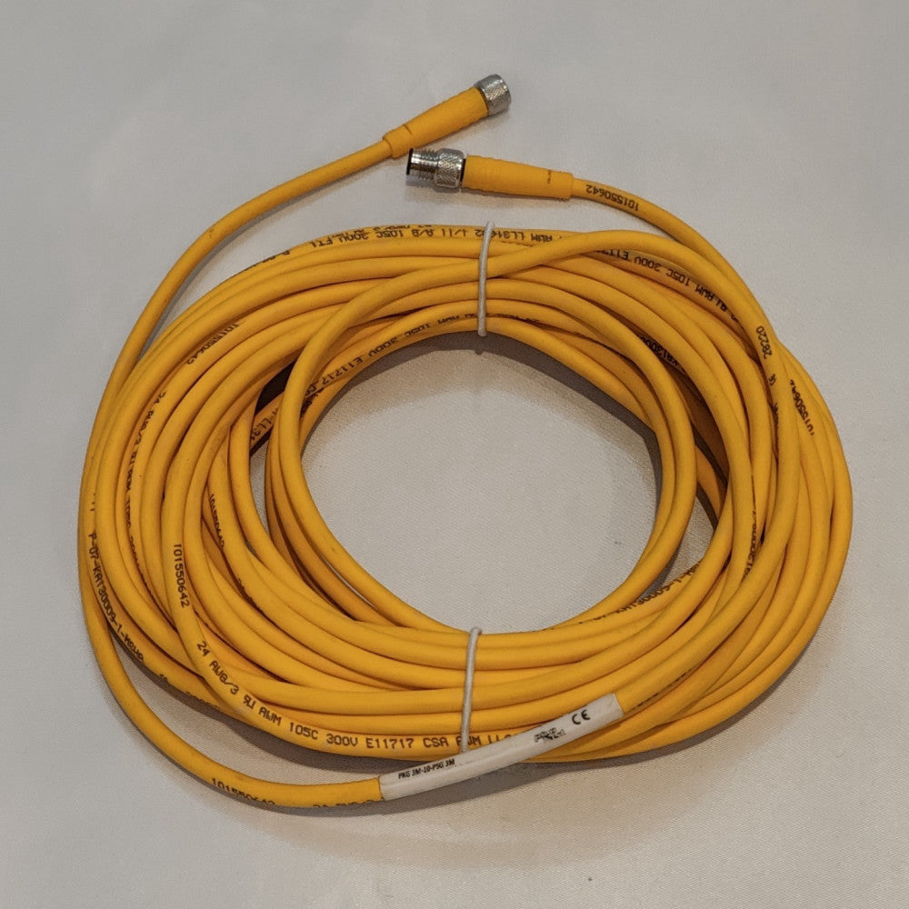 Turck PKG 3M-10-PSG 3M U99-10684 Cordset Cable Straight Female to Straight Male