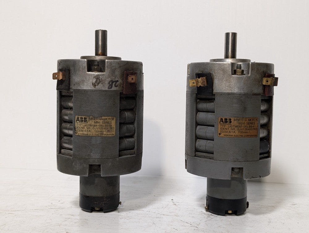 Yaskawa ABB Minertia UGTMEM-06LBB41 DC Tachometer Generator Servo Motor TG-7SVC