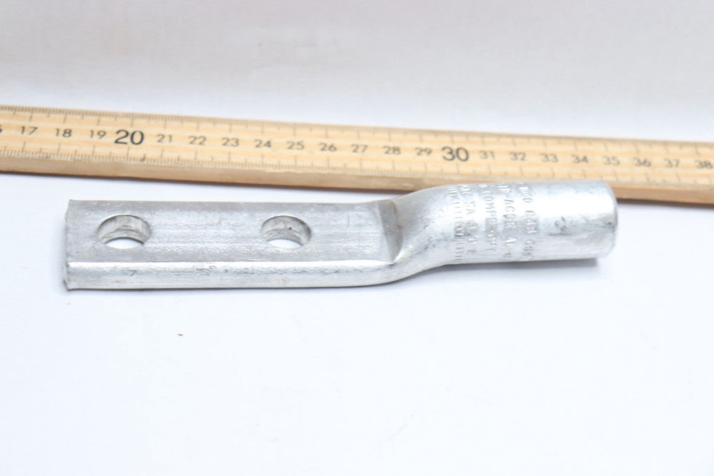 Compression Lug Aluminum Conductor Size 4/0 2 Holes 1/2" Size x 1-3/4" Spacing