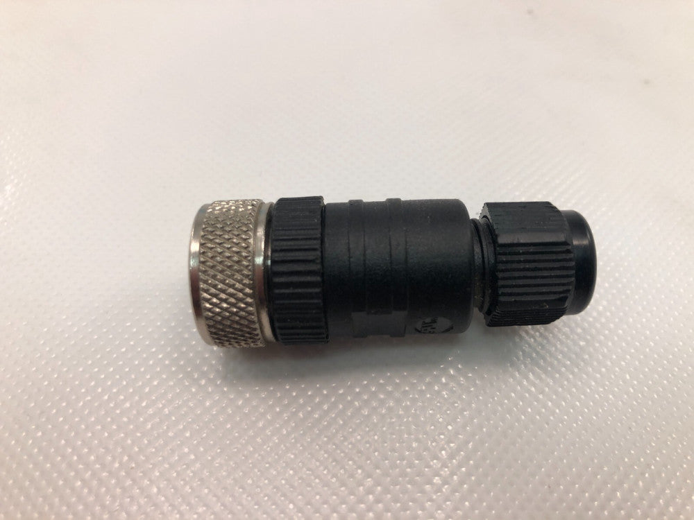 (Lot of 2) Lumberg Automation RKC 4/7 Connector Plug M12-4-Pin Straight 4A