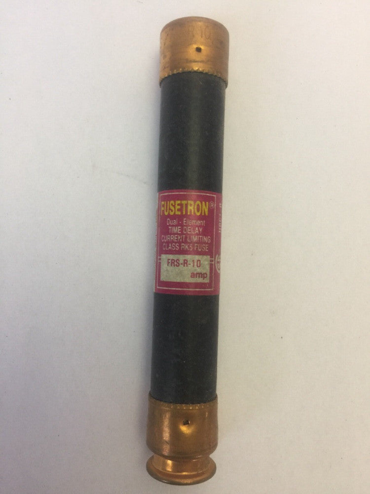 BUSSMAN FRS-R-10 FUSE 10AMPS 600VAC CLASS RK5 DUAL ELEMENT (LOT OF 4) 