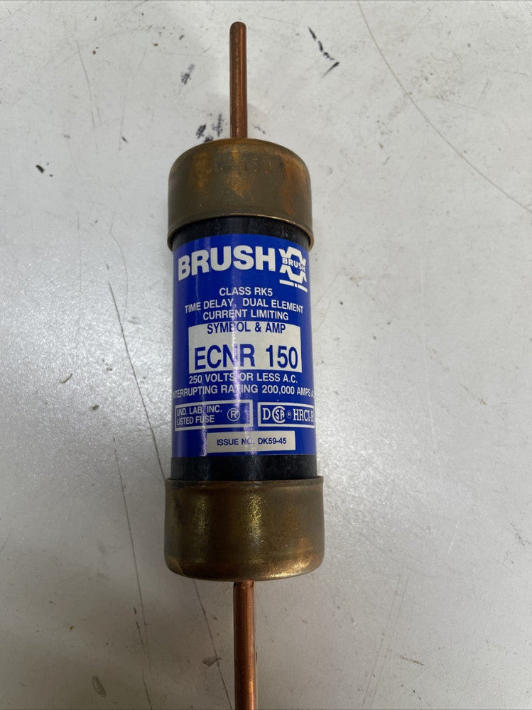 BRUSH  ECNR150 Time Delay Duel Element Fuse  150A 250V