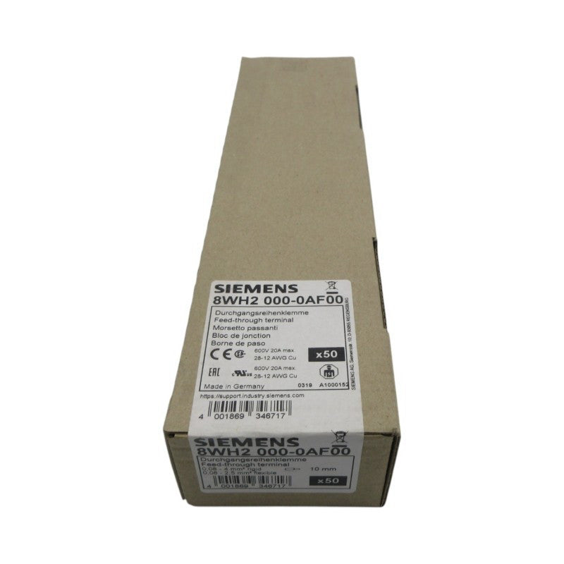 SIEMENS 8WH2000-0AF00 600V 20A (PKG OF 50) NSFS