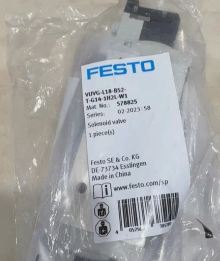 One Brand New FESTO VUVG‑L18‑B52‑T‑G14‑1H2L‑W1 578825 Solenoid Valve