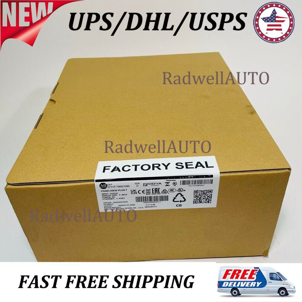 New Factory Sealed AB 2711P-T9W21D8S SER C PanelView Plus 7 Terminal 9 Inch
