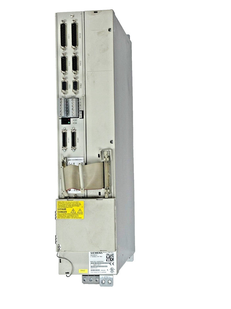 SIEMENS 6SN1118-ODM33-0AA2 CONTROL LOOP BLOCK W/ POWER MODULE 6SN1123-1AA00-0DA2