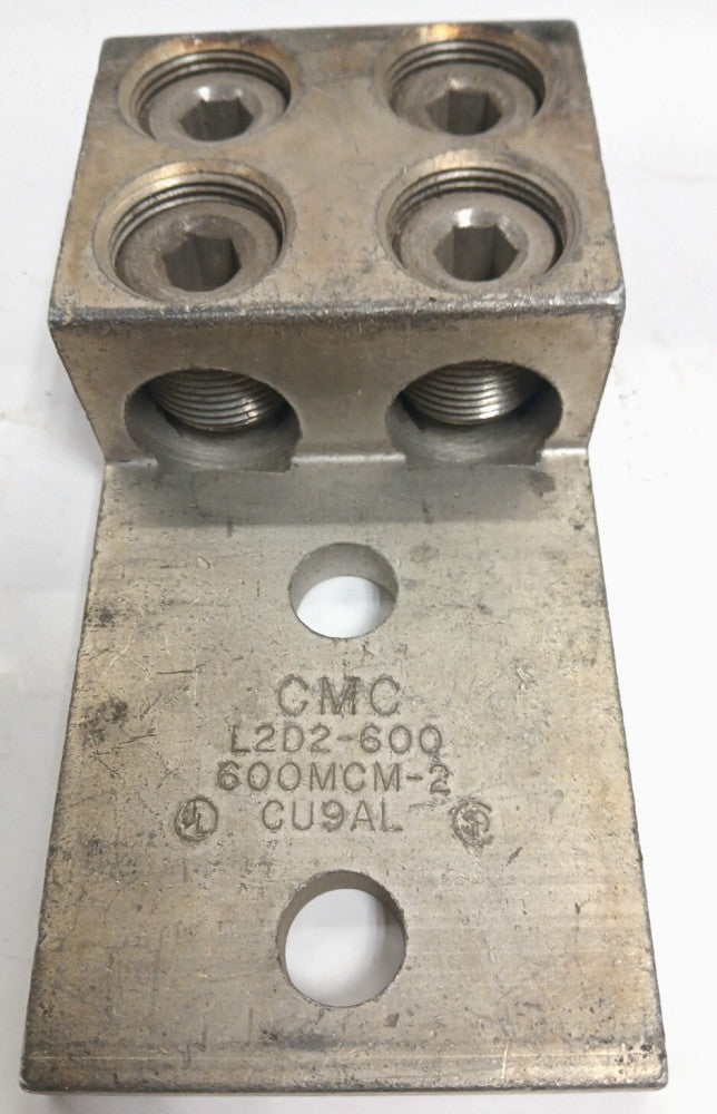 CMC L2D2-600 MULTI CONDUCTOR ALUMINUM MECHANICAL LUG 2 CONDUCTOR SOLDERLESS