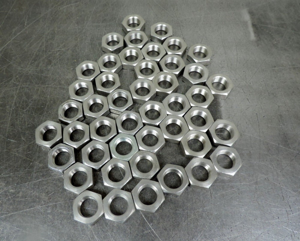 Stainless Steel Jam Nut 3/4" USS Fine Thread Lot of Forty Five (45)