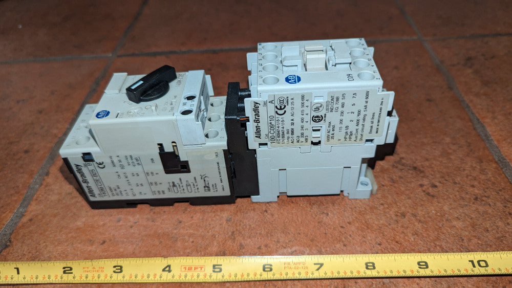 (1) Allen Bradley 100-C09*10 Contactor w 140M-C2E-B25 Relay Guaranteed