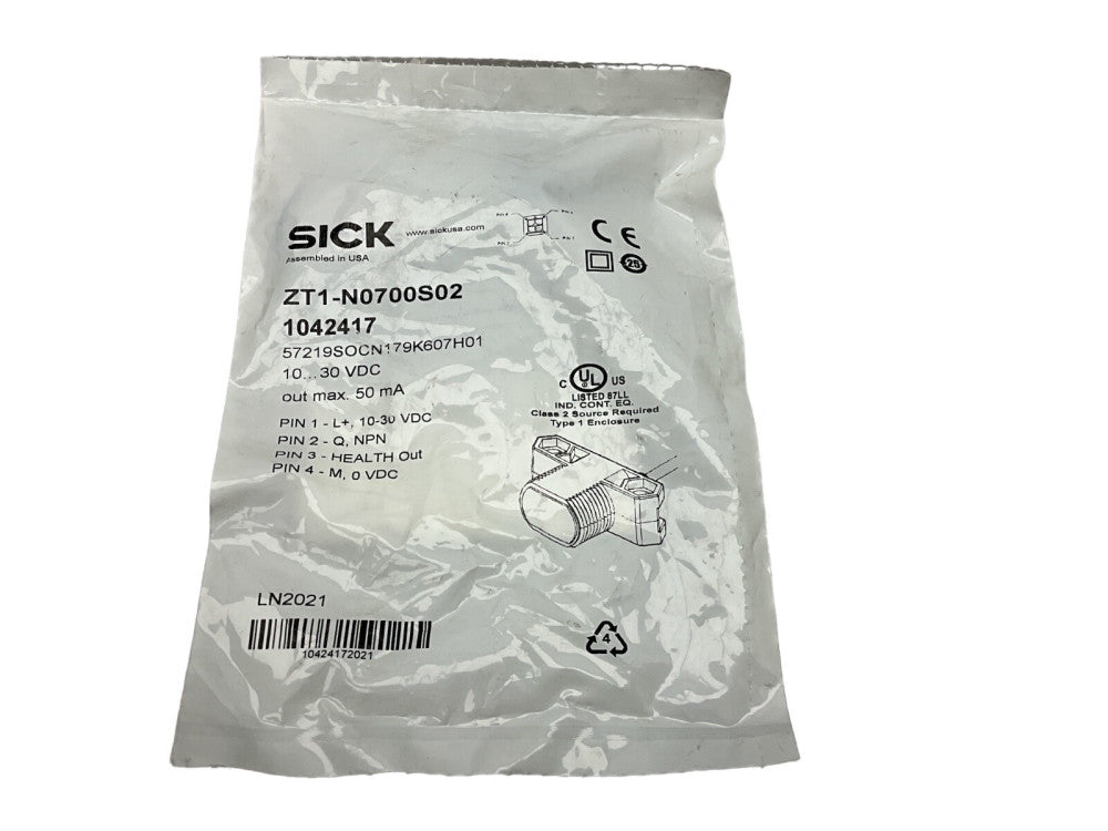 Sick ZT1-N0700S02 | (1042417) Proximity Switch Photoelectric