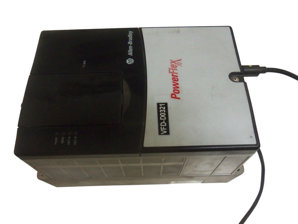ALLEN BRADLEY POWERFLEX 70 20AE011A0AYNNNC0 SER. A F/W 4.001 AC DRIVE UNMP