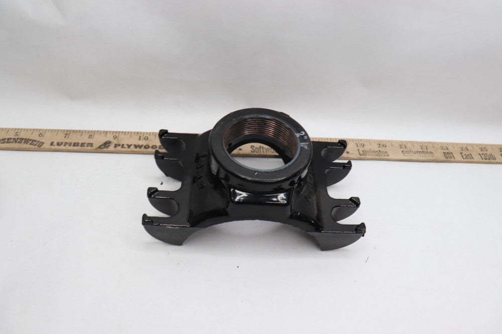 Stainless Steel Double Strap Saddle Black 2" 285-045072 - No Straps - Incomplete