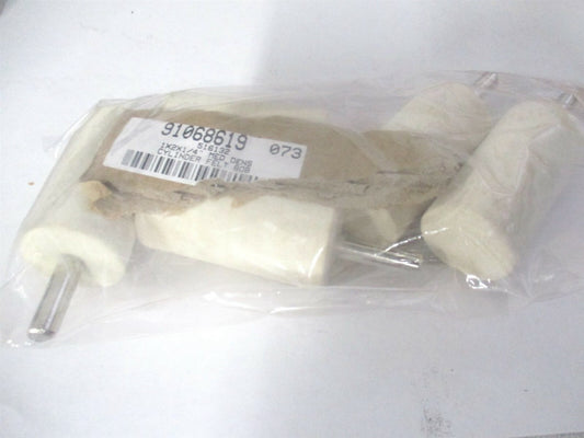 (516132) 1" x 1/4" x 2" OAL Medium Density Cylinder Shaped Mounted Bob - Qty 5