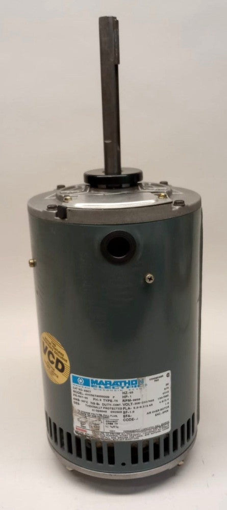 Marathon X507 Condenser Fan Motor AWK56T805302D 1 HP 3PH 5/8" Shaft