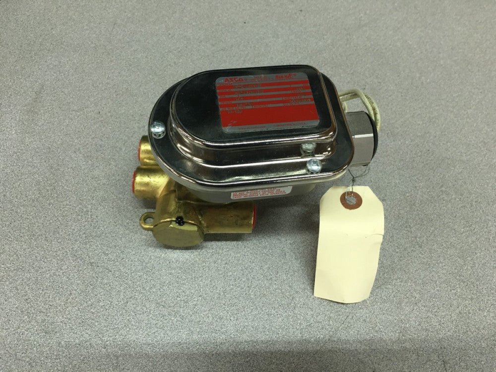 NEW NO BOX ASCO RED HAT SOLENOID VALVE 1/4" PIPE NP8344A70E