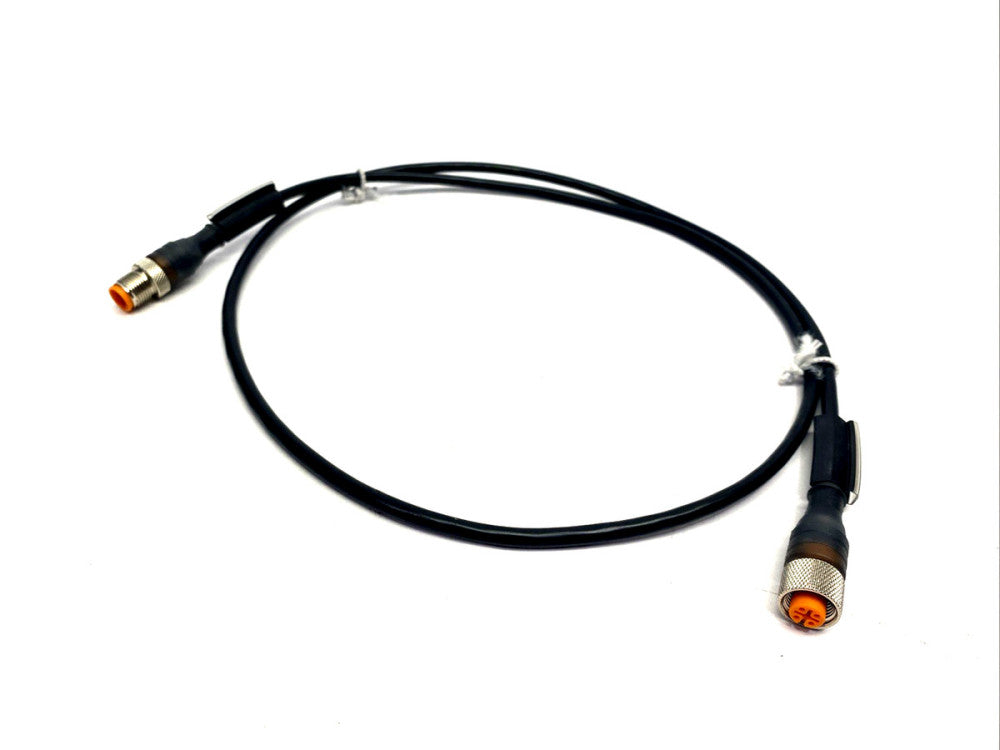Lumberg RST 4-RKT 4-295/1 M Double-End Cordset 4-Pin M12 Male To Female 1m 2919