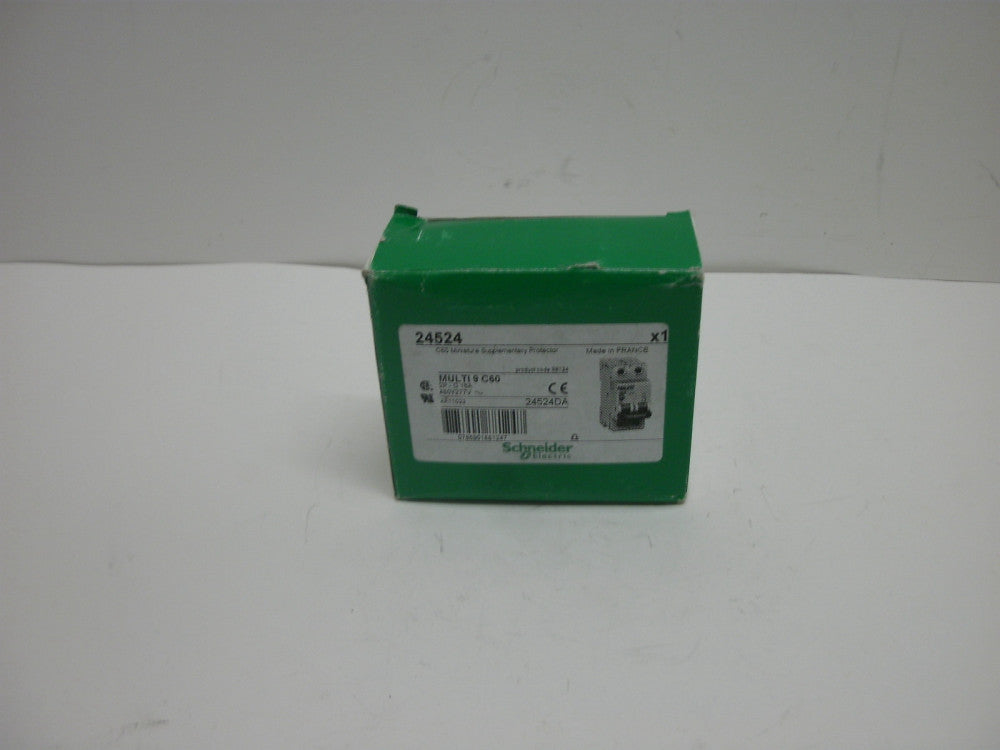 SCHNEIDER ELECTRIC 24524 C60 MINIATUR SUPPLEMENTARY PROTECTOR 2P16A 480Y277V~NIB