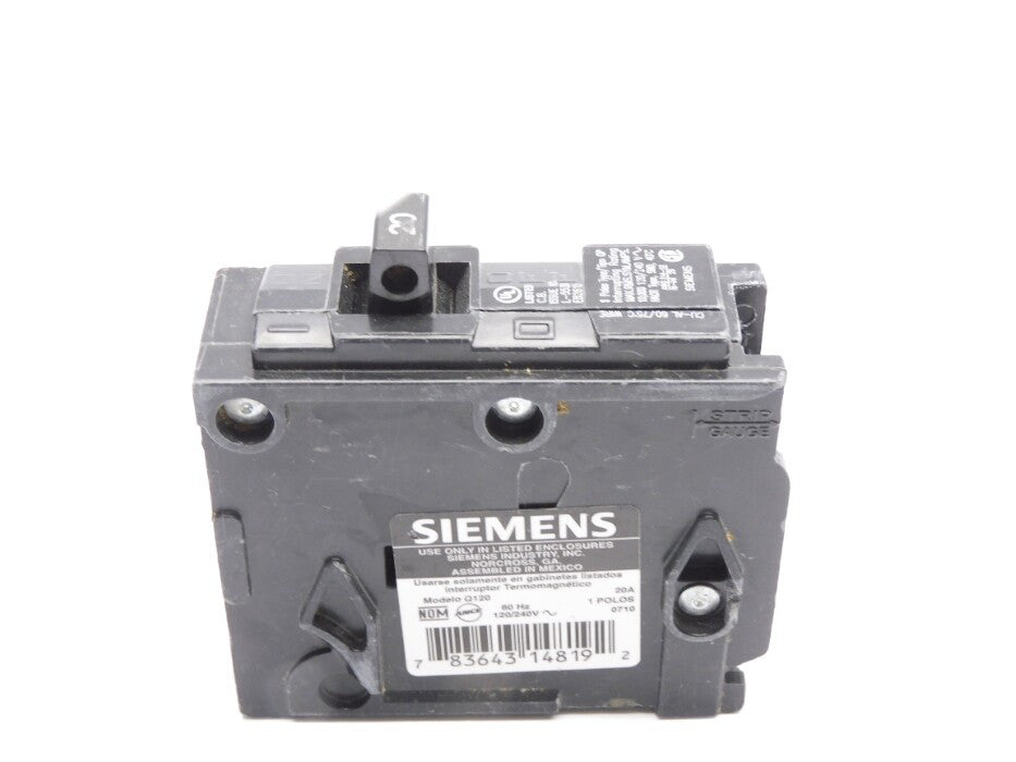 SIEMENS Q120 20A 120/240V (AS PICTURED) NSNP