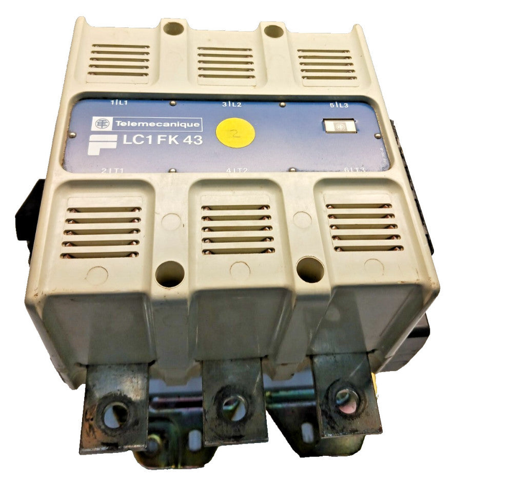 TELEMECANIQUE LC1FK43 AC CONTACTOR 120 VAC COIL 700 AMP 400 HP MAX