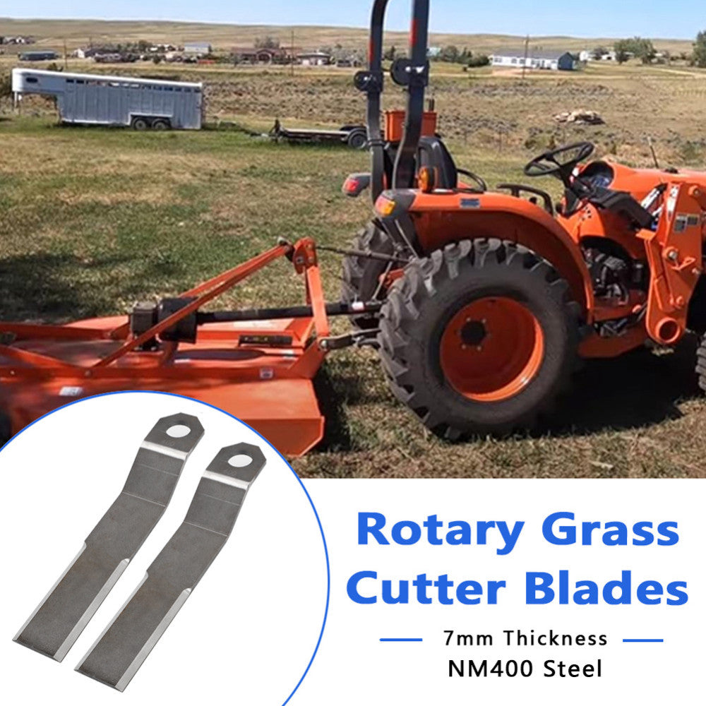 For Mower King Skidsteer Brush Hog Rotary Grass Cutter Blades 7mm AR400 Steel US
