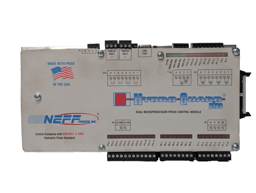 Neff Press Hydro Guard Plus Dual Microprocessor Control Module ANSI B11.2-1995