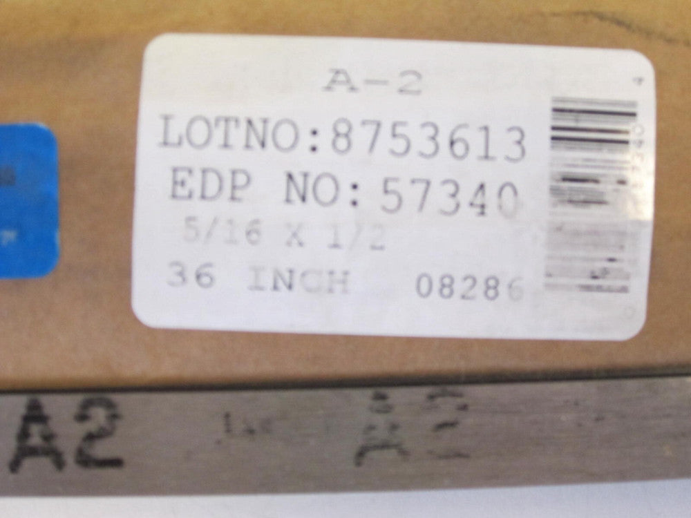 Starrett (57640) 36" x 1/2" x 5/16" OAL Tool Steel Air Hardening Flat Stock 