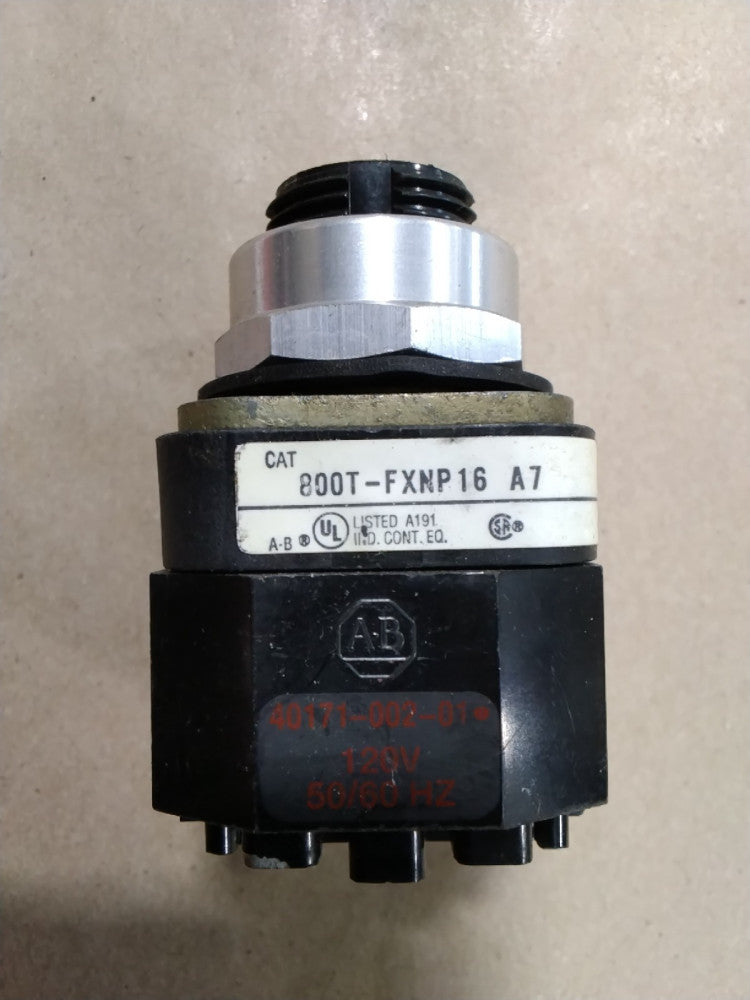 Allen Bradley Push Buttons (Green) PN 800T-FXNP16XA7 Series T 