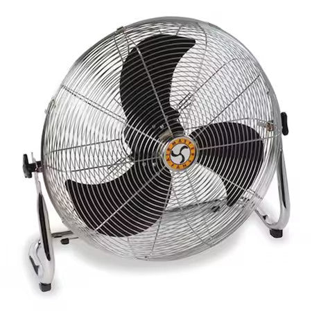 Airmaster Fan 78973 Standard Duty Floor Fan, Floor Mount, 12 In Blade Dia,