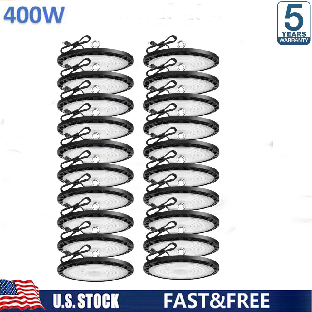 20x 400W UFO Led High Bay Light Commercial Industrial Warehouse Shop Light Lamp