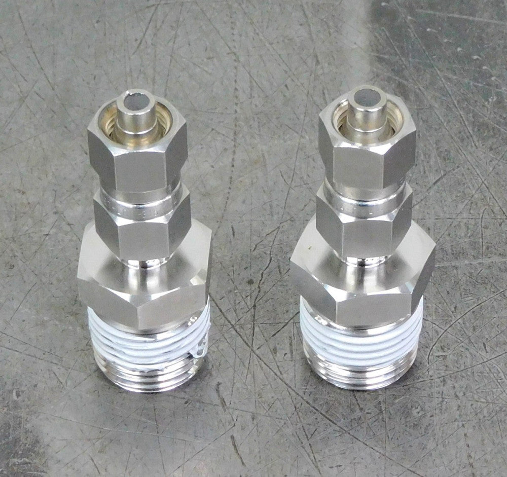 Ham-Let 768LSS1/4x1/2 Male Fitting Connector 316 SS 1/4 & 1/2 in. NPT Lot of Two