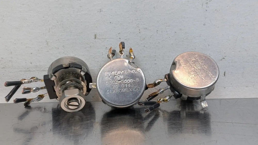 3 Pack Clarostat RV4LAYSA502A Potentiometer 53C2-5000-S 5k ohm