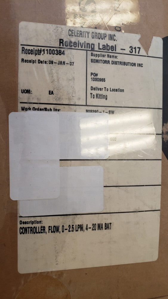 NEW Entegris 6500-T5-F04-B06-K-P1-U1-M29 NT 6500 Integrated Flow Controller 1/2"
