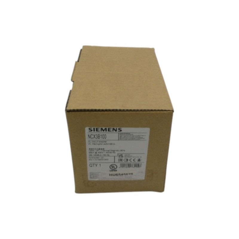 SIEMENS NCX3B100 3VL1110-1KM30-0AA0 480V 100A NSMP