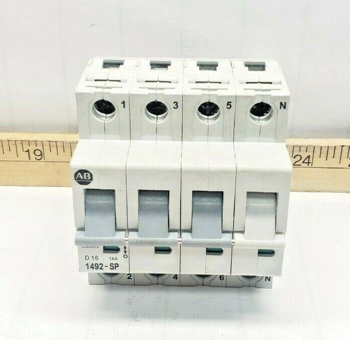 Allen-Bradley Supplementary Protector 16 Amp 3 Pole 480Y/277 VAC  1492-SP3D160-N