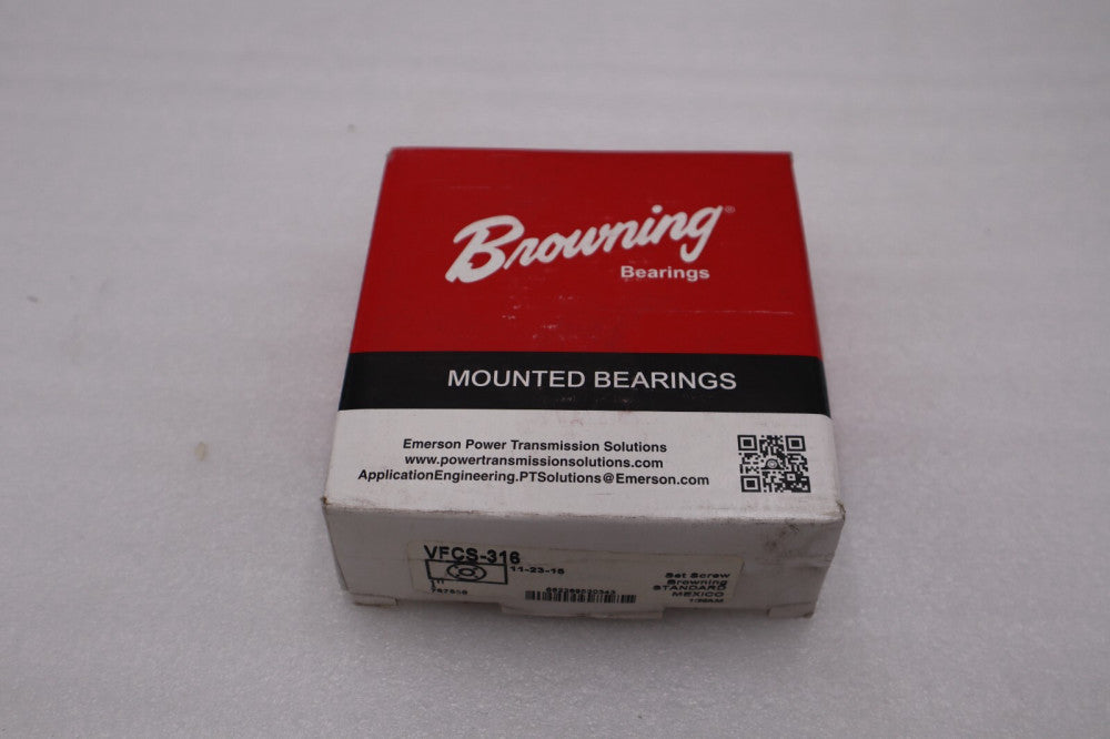 NEW Browning Mounted Bearings VFCS-316 Flange Block