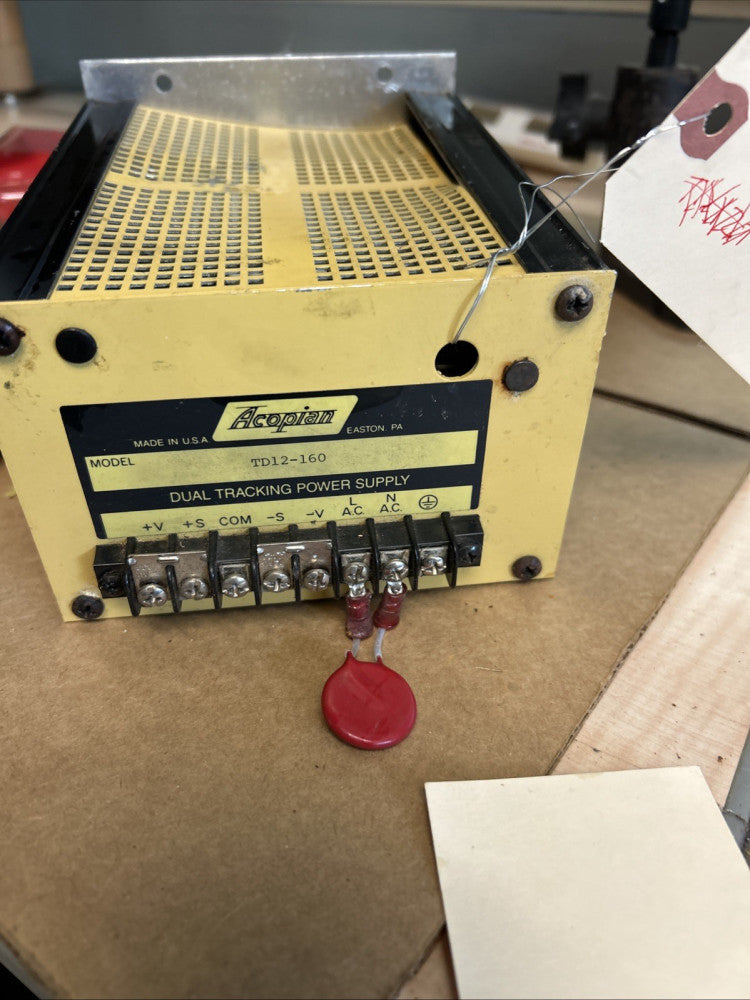 USED Acopian Power Supply Model TD12-160 SHIPS FREE!