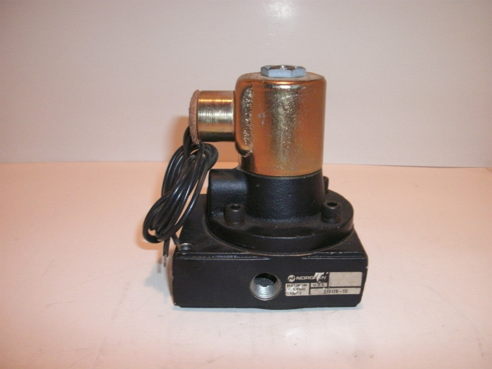 NORGREN E1012B-C0 DIRECTIONAL VALVE 120V 60HZ 12 WATTS