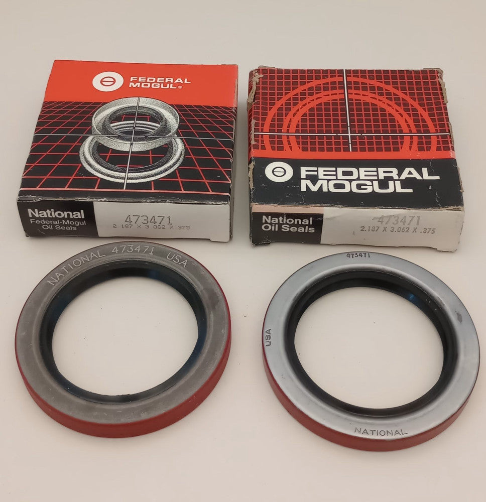 National 473471 Oil Seal 2.187" ID X 3.062" OD X .375" W (Pack of 2)