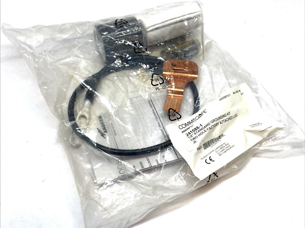 CommScope 241088-1 Grounding Kit ½″ Coax Cable Two-Hole Lug Copper Strap