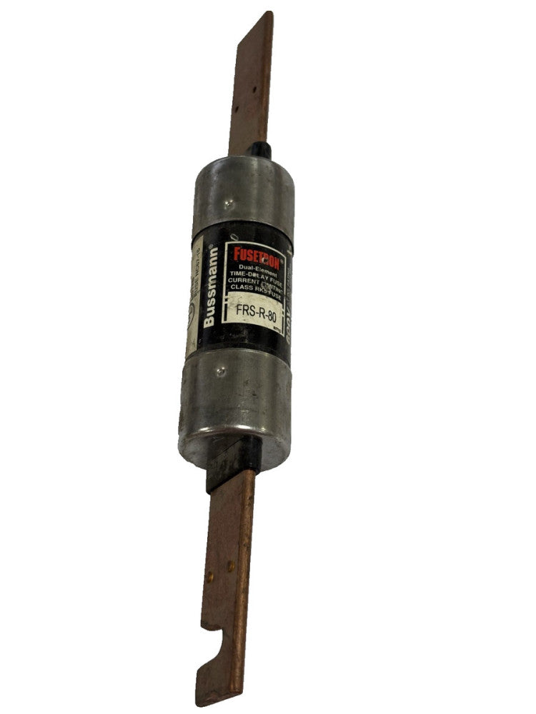 BUSSMANN FUSETRON FRN-R-80 GENERAL PURPOSE TIME DELAY FUSE 600 VAC, 80 AMP
