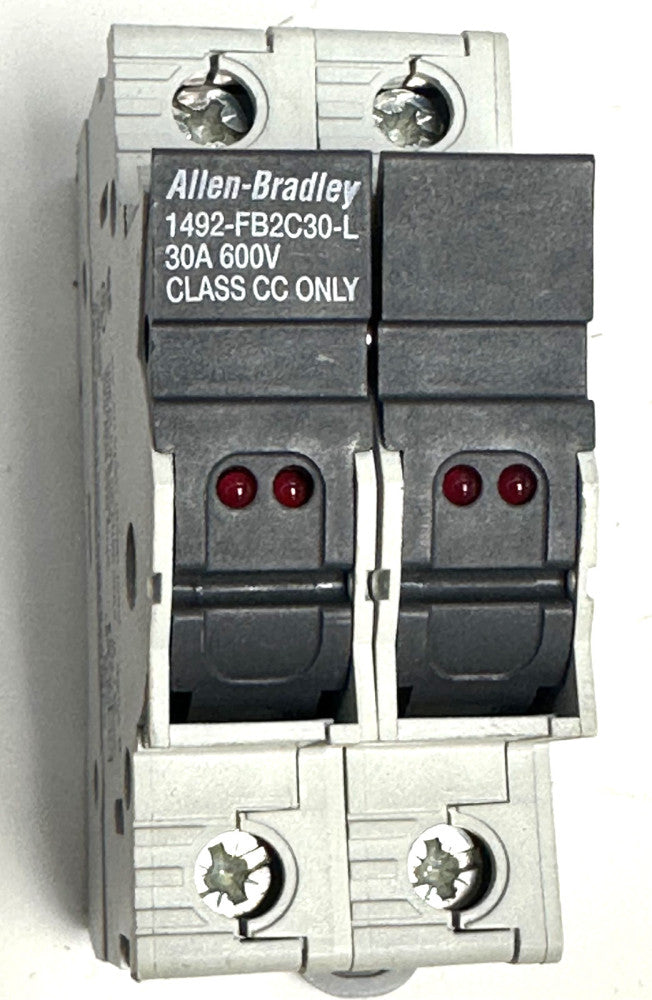 ALLEN-BRADLEY 1492-FB2C30-L FUSE HOLDER 30 AMP  2 POLE 600V